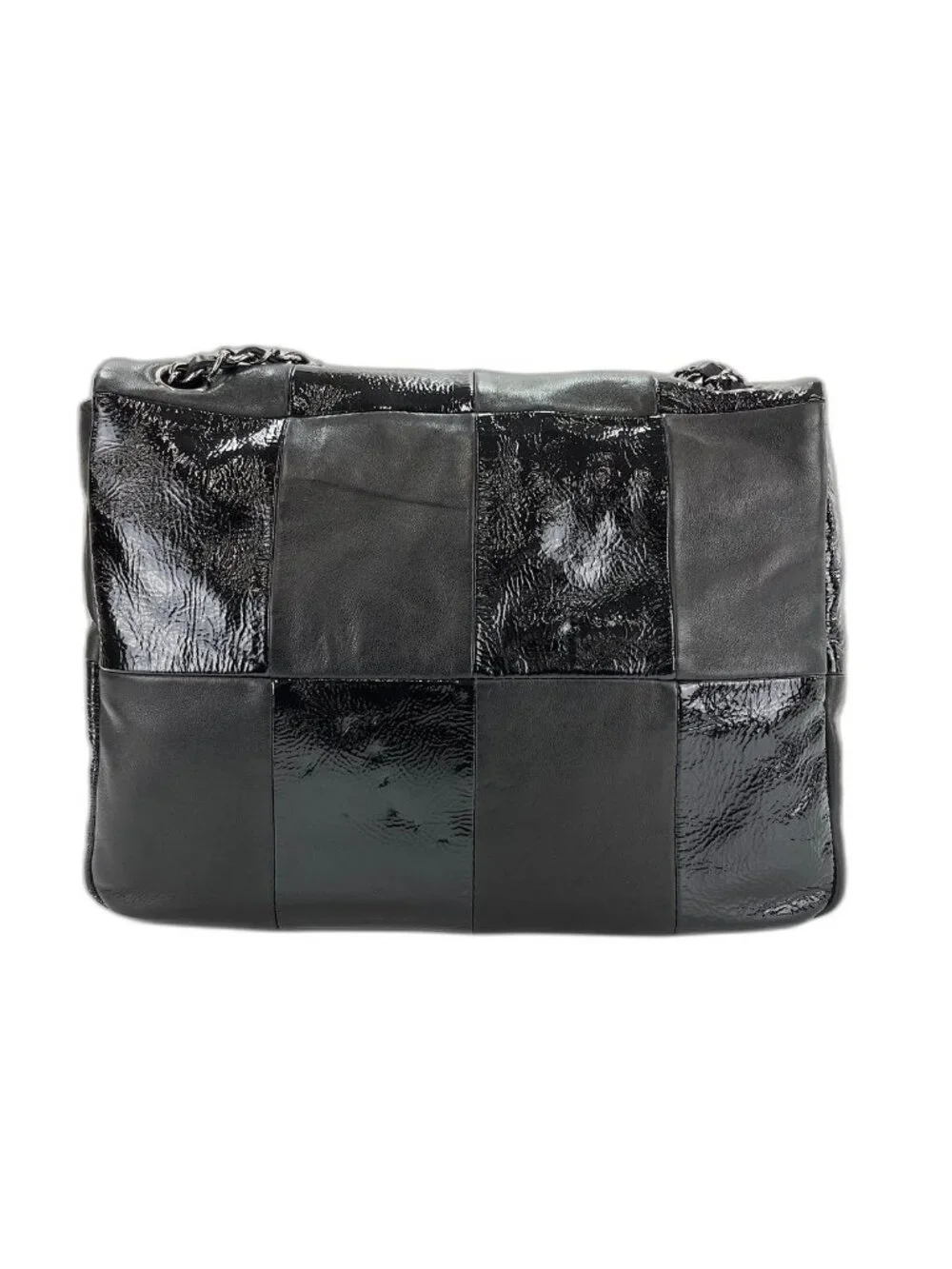 Chanel Shoulder Bag Lambskin Patchwork CC Logo